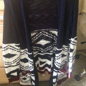 LA hearts warm knitted cardigan